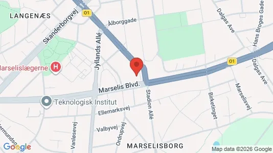 Lejligheder til salg i Århus C - Foto fra Google Street View