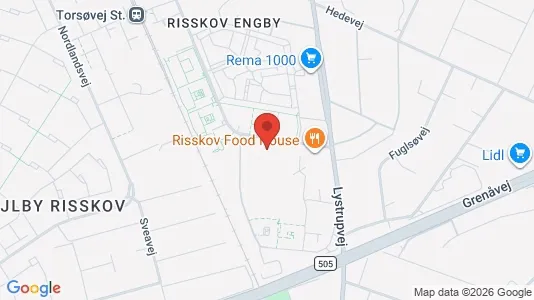 Lejligheder til leje i Risskov - kort over placeringen