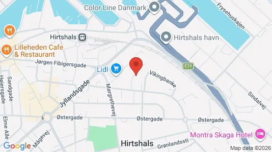 Lejligheder til leje i Hirtshals - Foto fra Google Street View