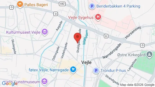 Lejligheder til leje i Vejle Centrum - Foto fra Google Street View