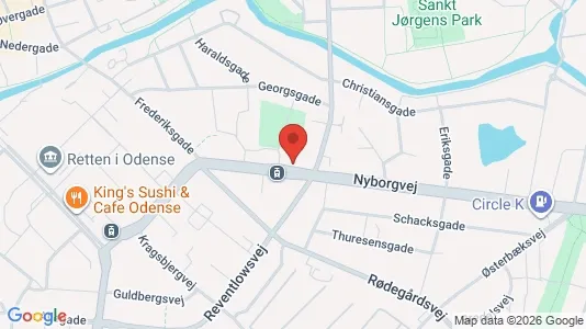 Lejligheder til leje i Odense C - Foto fra Google Street View