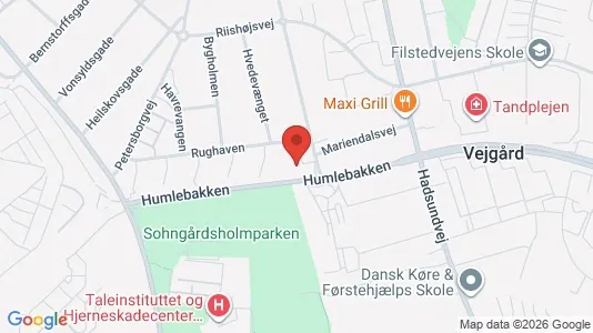 Lejligheder til leje i Aalborg Centrum - kort over placeringen