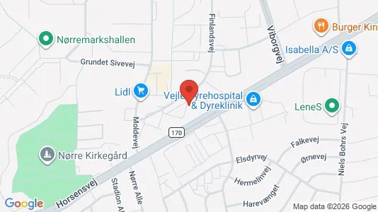 Lejligheder til salg i Vejle Centrum - Foto fra Google Street View