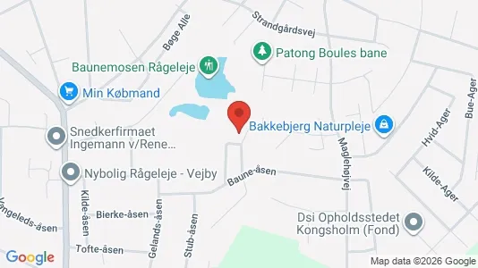 Lejligheder til salg i Vejby - kort over placeringen