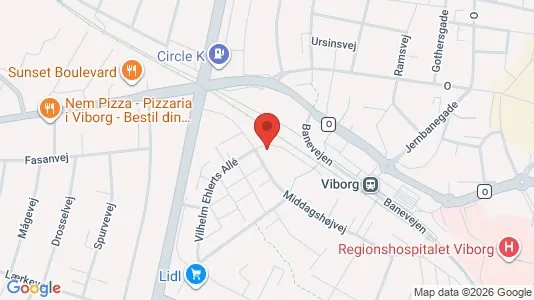 Lejligheder til leje i Viborg - Foto fra Google Street View