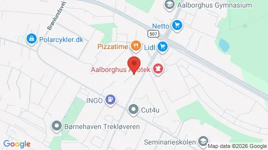 Lejligheder til leje i Aalborg SØ - Foto fra Google Street View