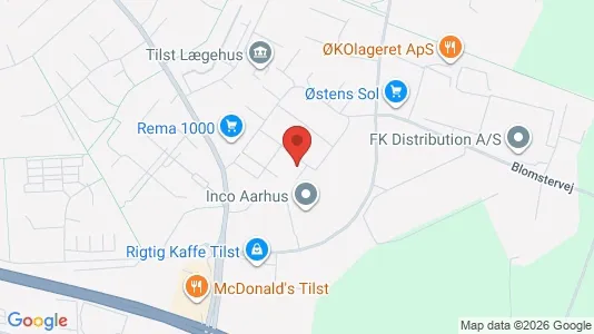 Lejligheder til leje i Tilst - Foto fra Google Street View