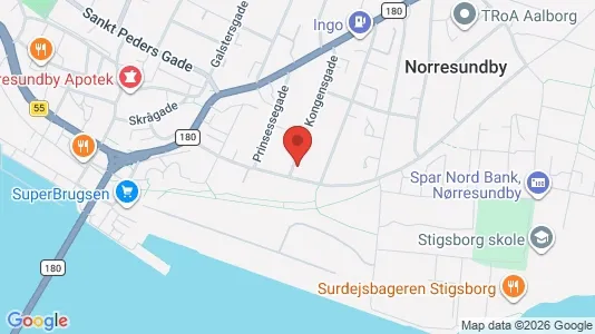 Lejligheder til leje i Nørresundby - Foto fra Google Street View