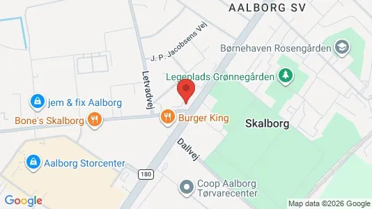 Lejligheder til leje i Aalborg SV - Foto fra Google Street View
