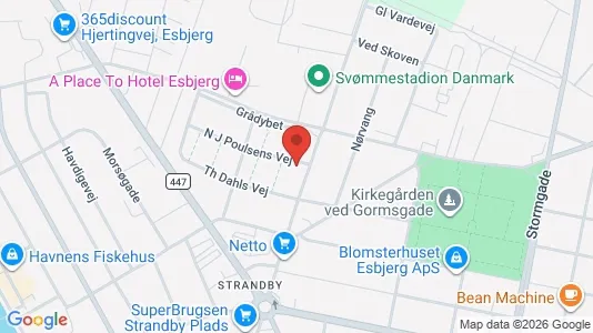 Lejligheder til leje i Esbjerg Centrum - Foto fra Google Street View