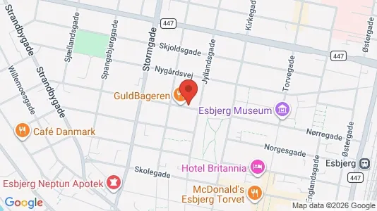 Lejligheder til salg i Esbjerg Centrum - Foto fra Google Street View