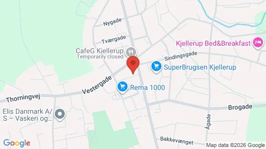 Lejligheder til leje i Kjellerup - Foto fra Google Street View