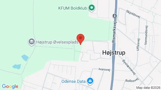 Lejligheder til leje i Odense V - kort over placeringen
