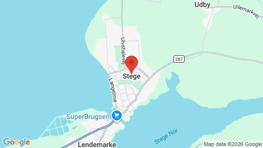 Lejligheder til salg i Stege - Foto fra Google Street View