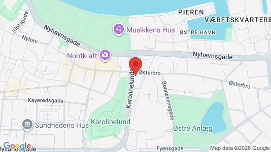 Lejligheder til salg i Aalborg Centrum - kort over placeringen