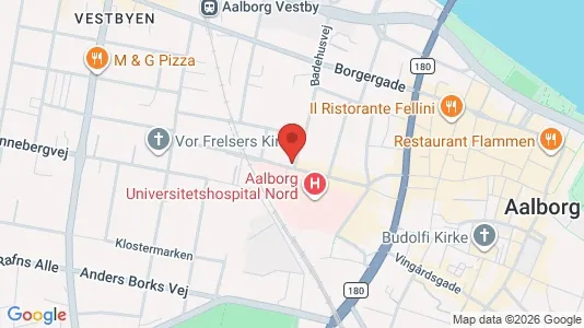Lejligheder til salg i Aalborg Centrum - kort over placeringen
