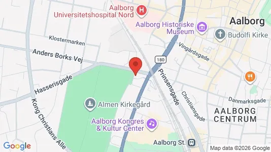 Lejligheder til leje i Aalborg Centrum - kort over placeringen