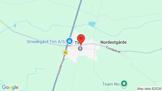Lejligheder til leje i Tim - kort over placeringen