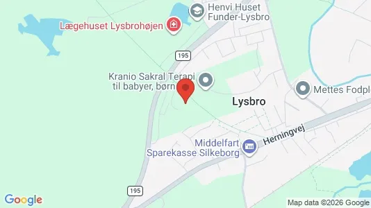 Lejligheder til leje i Silkeborg - kort over placeringen