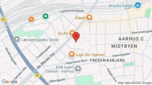 Lejligheder til salg i Århus C - Foto fra Google Street View