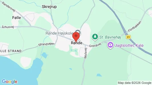 Lejligheder til leje i Rønde - Foto fra Google Street View