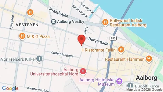 Lejligheder til leje i Aalborg Centrum - Foto fra Google Street View