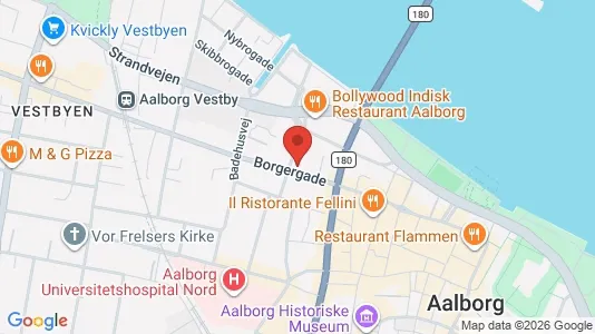Lejligheder til leje i Aalborg Centrum - Foto fra Google Street View