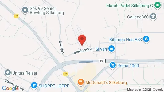 Lejligheder til salg i Silkeborg - Foto fra Google Street View