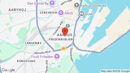 Lejligheder til salg i Århus C - Foto fra Google Street View