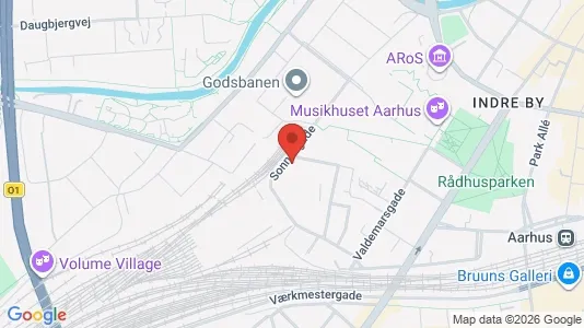 Lejligheder til leje i Århus C - Foto fra Google Street View