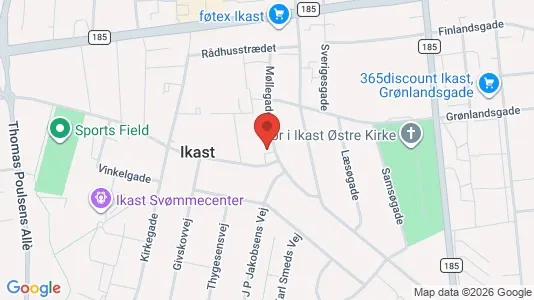 Lejligheder til leje i Ikast - Foto fra Google Street View
