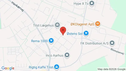 Lejligheder til leje i Tilst - Foto fra Google Street View