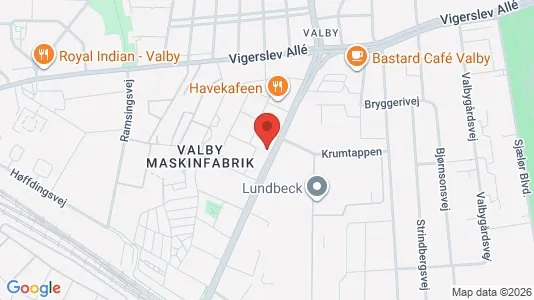 Lejligheder til leje i Valby - Foto fra Google Street View
