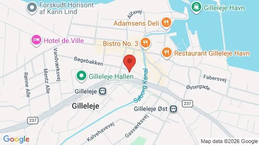 Lejligheder til salg i Gilleleje - Foto fra Google Street View