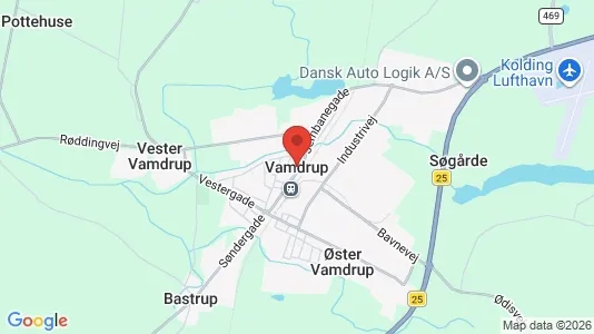 Lejligheder til leje i Vamdrup - Foto fra Google Street View