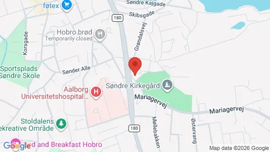 Lejligheder til leje i Hobro - kort over placeringen