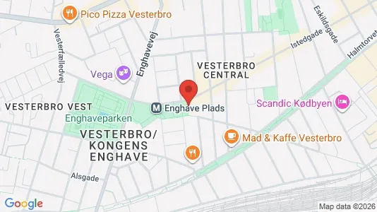 Lejligheder til leje i Vesterbro - Foto fra Google Street View