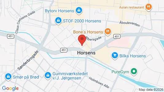 Lejligheder til leje i Horsens - Foto fra Google Street View