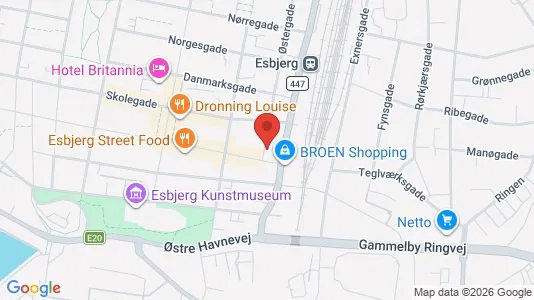 Lejligheder til leje i Esbjerg Centrum - Foto fra Google Street View