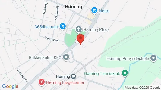 Lejligheder til leje i Hørning - Foto fra Google Street View