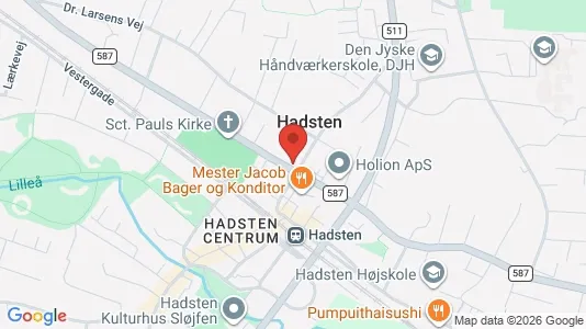 Lejligheder til leje i Hadsten - Foto fra Google Street View