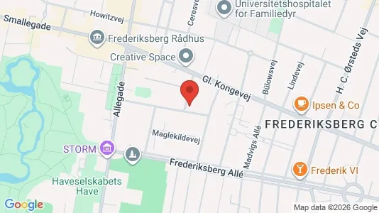 Lejligheder til leje i Frederiksberg C - Foto fra Google Street View