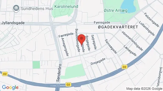Lejligheder til leje i Aalborg Centrum - kort over placeringen