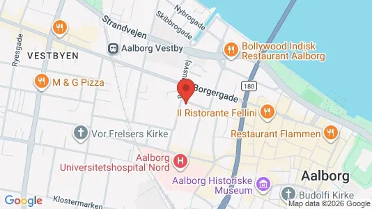 Lejligheder til leje i Aalborg Centrum - Foto fra Google Street View
