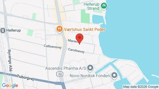 Lejligheder til salg i Hellerup - Foto fra Google Street View