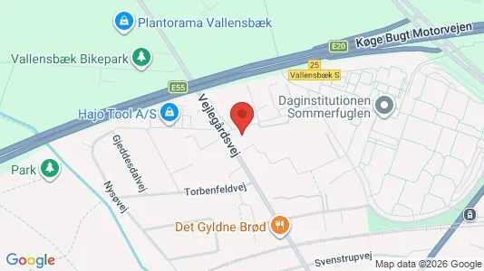 Lejligheder til leje i Vallensbæk Strand - Foto fra Google Street View
