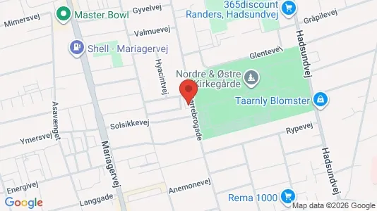 Lejligheder til salg i Randers NØ - Foto fra Google Street View