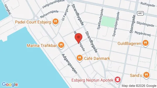 Lejligheder til salg i Esbjerg Centrum - Foto fra Google Street View
