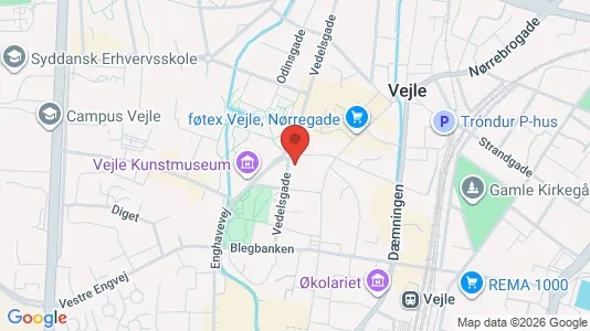 Lejligheder til salg i Vejle Centrum - Foto fra Google Street View