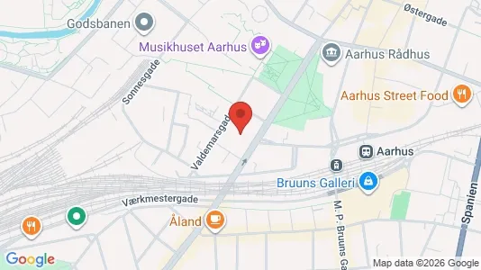 Lejligheder til salg i Århus C - Foto fra Google Street View